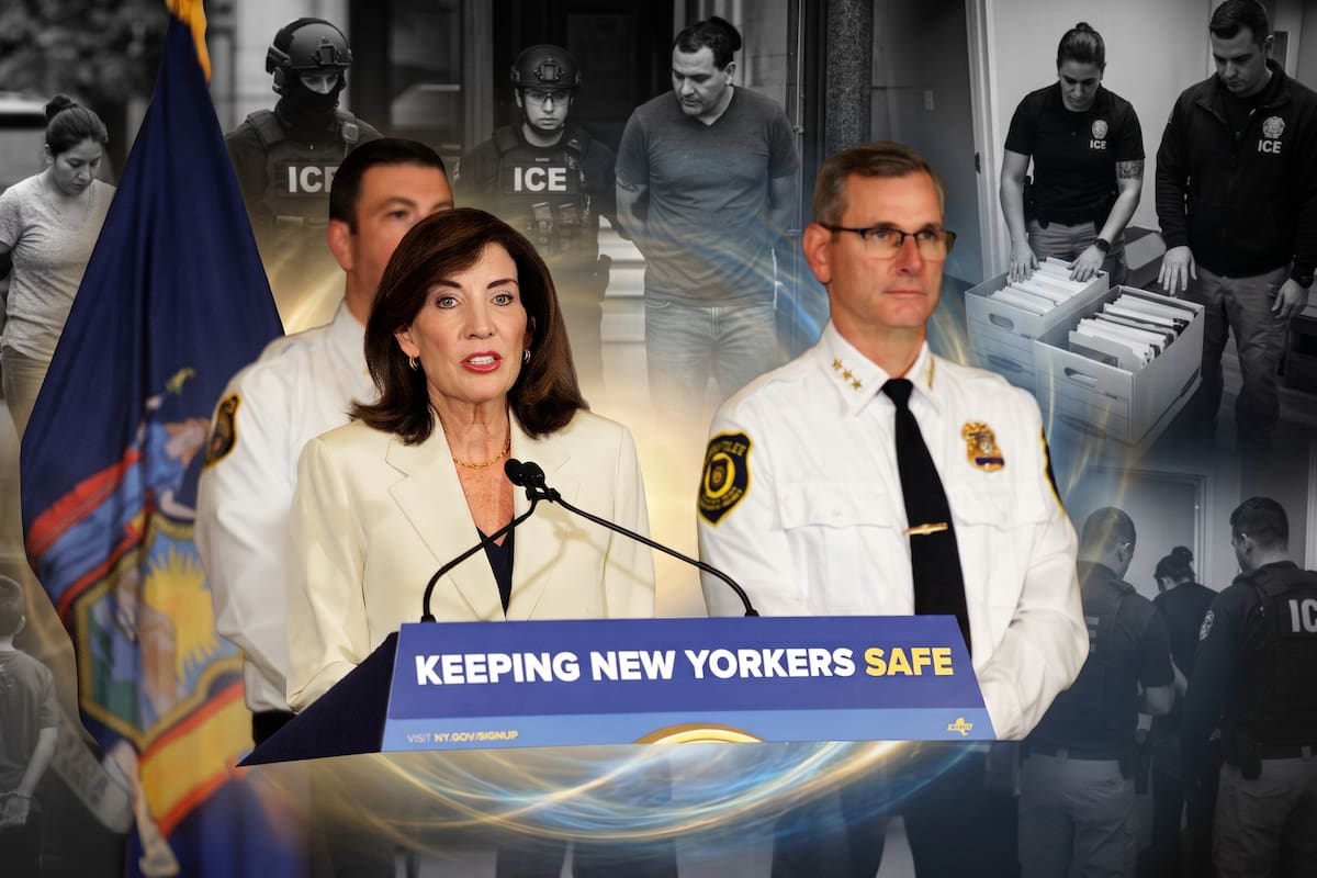 Kathy Hochul habló sobre la ley de Nueva York que prohíbe acuerdos 287(g) con el ICE