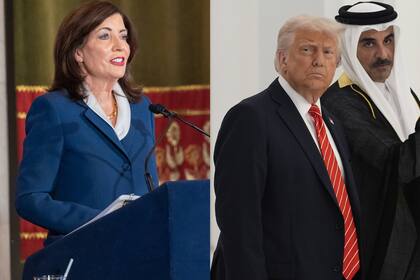 Kathy Hochul ironizó sobre el escándalo del avión donado a Trump y señaló los efectos de sus aranceles en el bolsillo de los consumidores