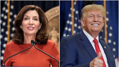 Kathy Hochul le envió un mensaje a Donald Trump, por la decisión del presidente de remover de su cargo a Kristi Noem al frente del DHS