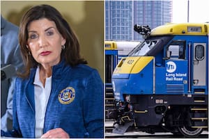 Kathy Hochul realizó una rueda de prensa ante la huelga del ferrocarril de Long Island (LIRR)