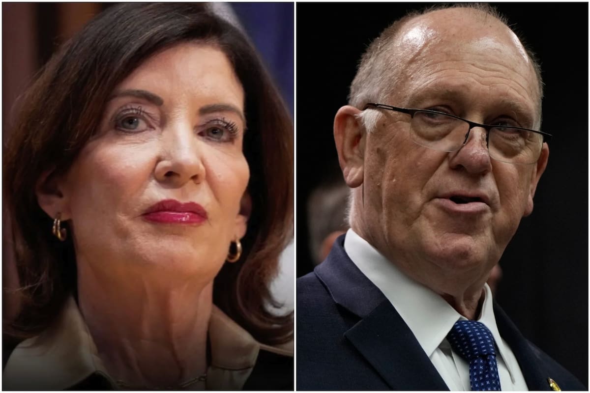 Kathy Hochul respondió a las amenazas del zar de la frontera sobre el envío de agentes del ICE a Nueva York