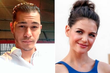 Katie Holmes junto a su flamante novio, el chef neoyorkini Emilio Vitolo Jr.