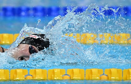 Katie Ledecky, una fiera en los 800 metros libres