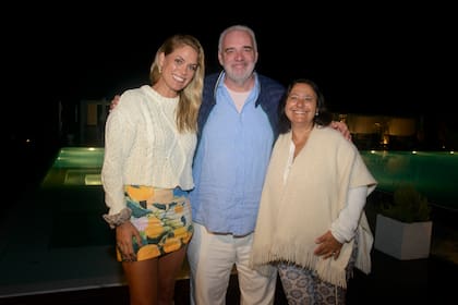Katjia Thompsen, Pablo Atchugarry y Silvana Neme.