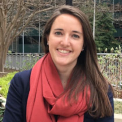 Katrien Hinderdael, directora y coordinadora interina de la Asociación para la Infraestructura y la Inversión Global del Departamento de Estado.