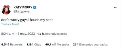 Katy Perry hizo eco del video viral y compartió su postura