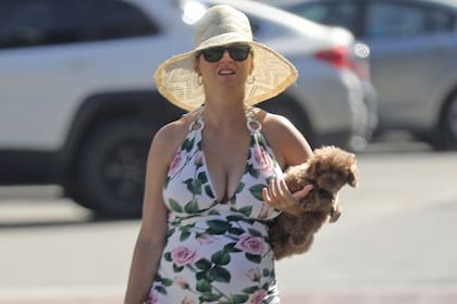 Katy Perry, unos días atrás a punto de disfrutar la playa junto a su pareja y su padre