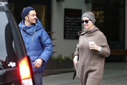 Dos días antes de San Valentín, Katy Perry y Orlando Bloom fueron a cenar en Praga