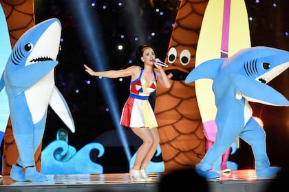 Del viaje al espacio al mundo marino de cuando se presentó en el show en el Super Bowl, de 2015