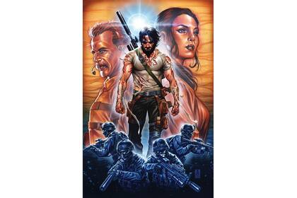 Ilustración de Mark Brooks para una portada de BRZRKR.
