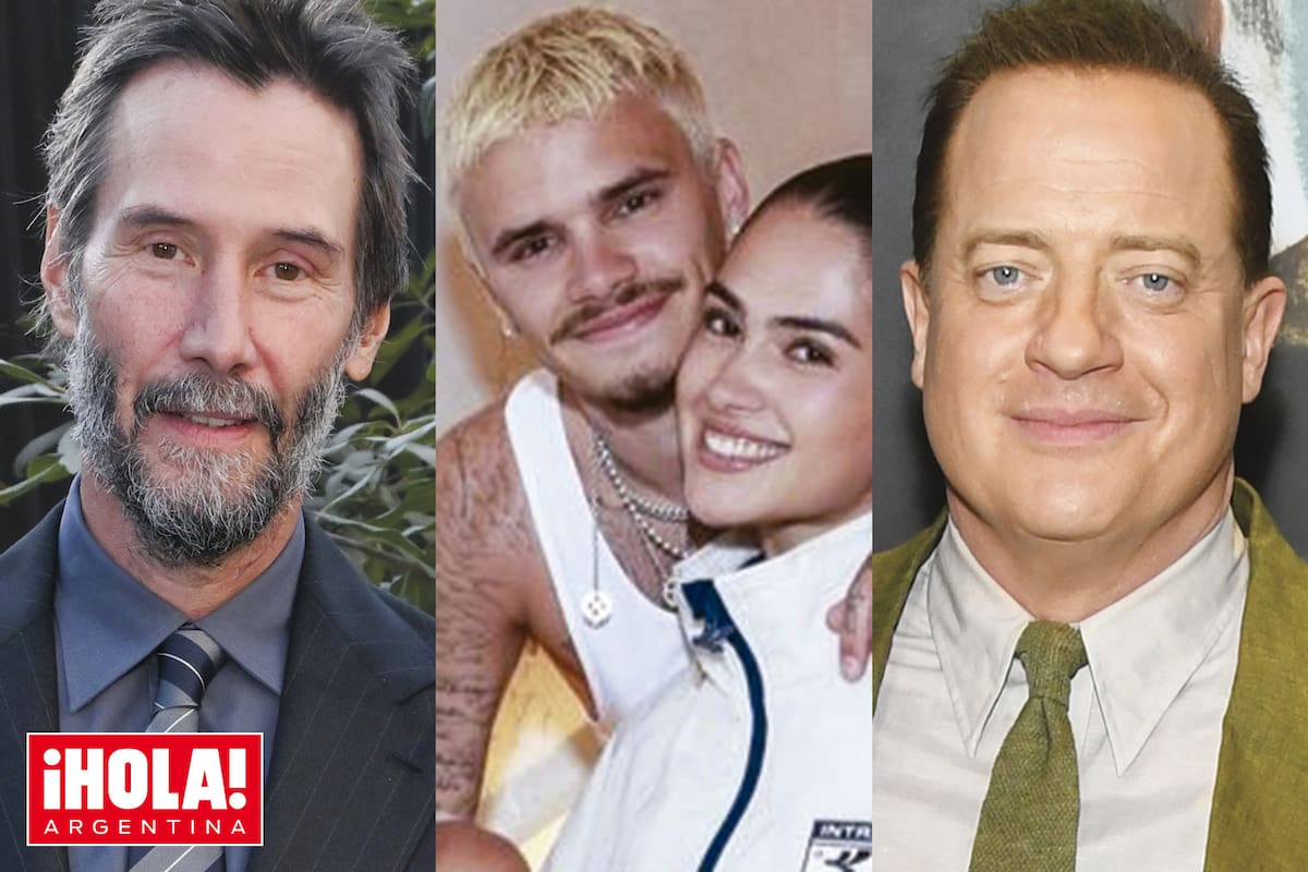 Keanu Reeves, Romeo Beckham y su novia, Kim Turnbull, y Brendan Fraser celebraron distintos logros de sus carreras