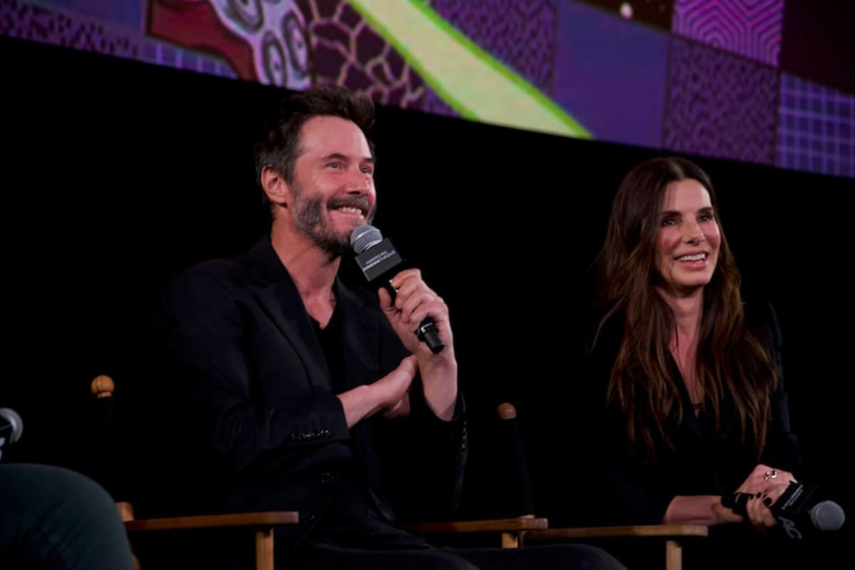 Keanu Reeves y Sandra Bullock