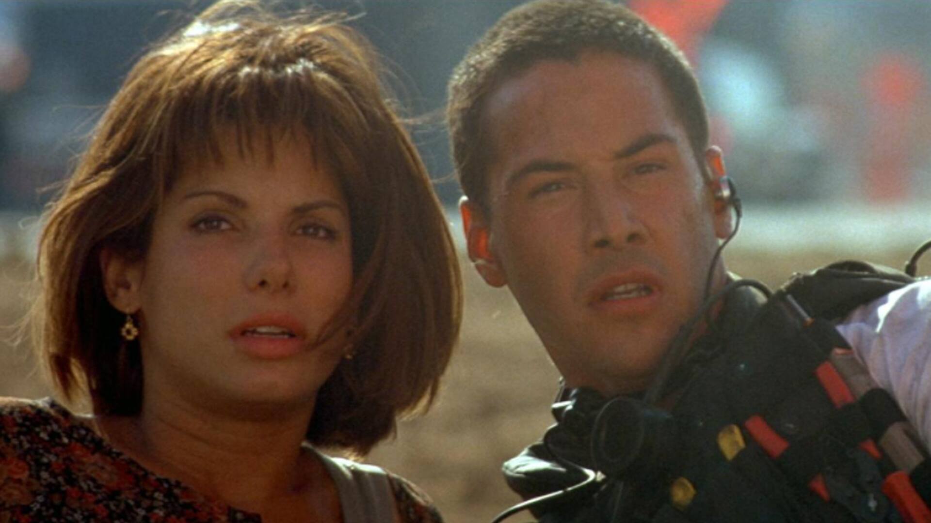 Keanu Reeves y Sandra Bullock en Máxima velocidad