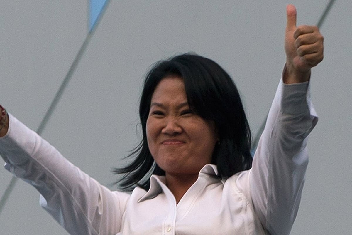 Keiko Fujimori celebra su ventaja