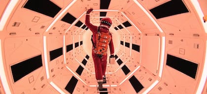 Keir Dullea en una escena de 2001: Odisea del espacio (1968)