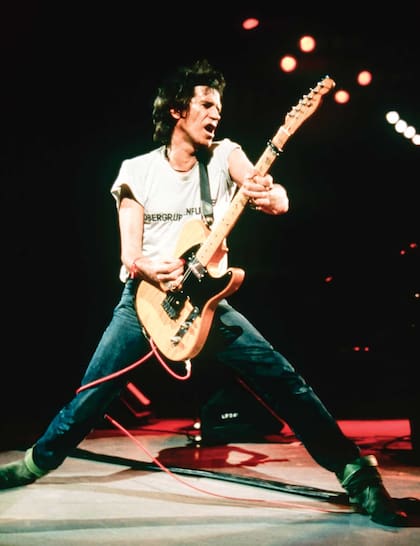 Keith Richards de gira con los X-Pensive Winos en los 80