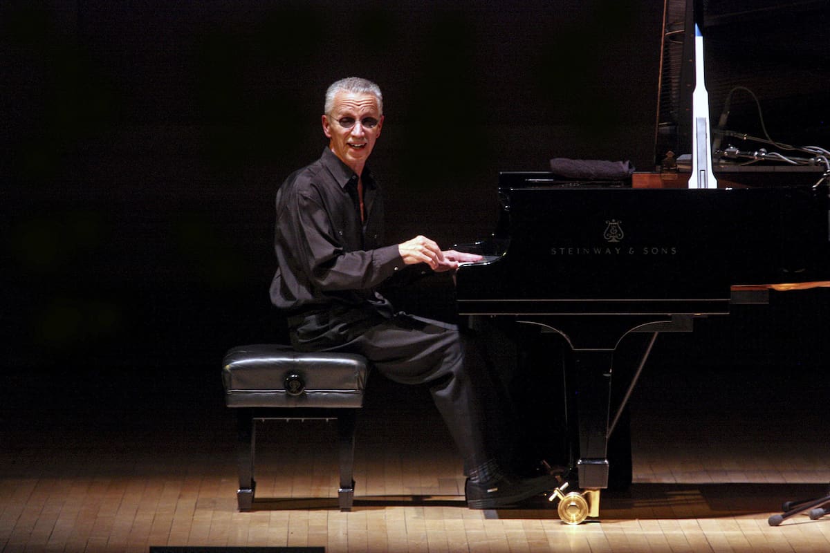 Keith Jarrett performs solo at Carnegie Hall in New York, March 3, 2015. Jarrett, known for an at times frosty relationship with live audiences, here was in irreproachable form on the piano and thanked the crowd for their support. (Hiroyuki Ito/The New York Times)