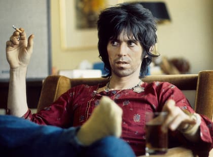 Keith Richards, en una instantánea de 1976