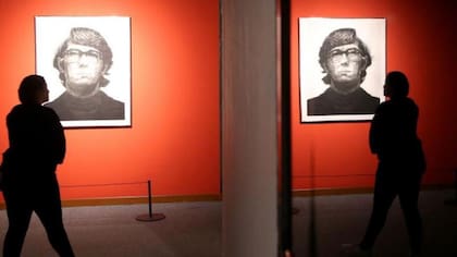 "Keith/Grabado a media tinta", de Chuck Close