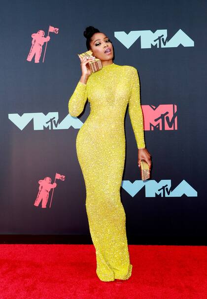 Keke Palmer una sirena a puro amarillo
