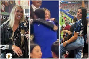 El abrazo infinito de Tini Stoessel con Rodrigo De Paul y la emoción de las mujeres de la Selección