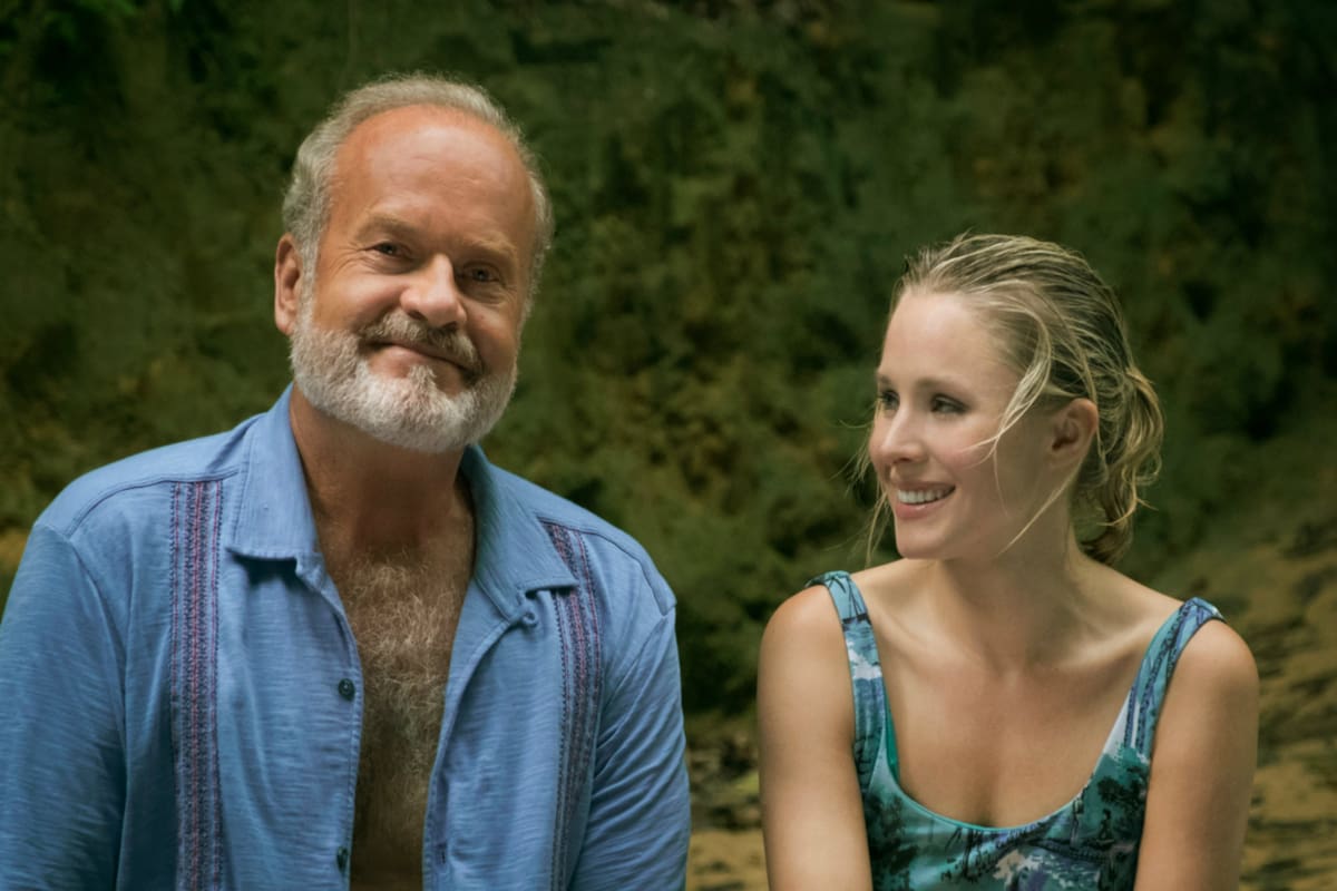 Kelsey Grammer y Kristen Bell en De tal padre
