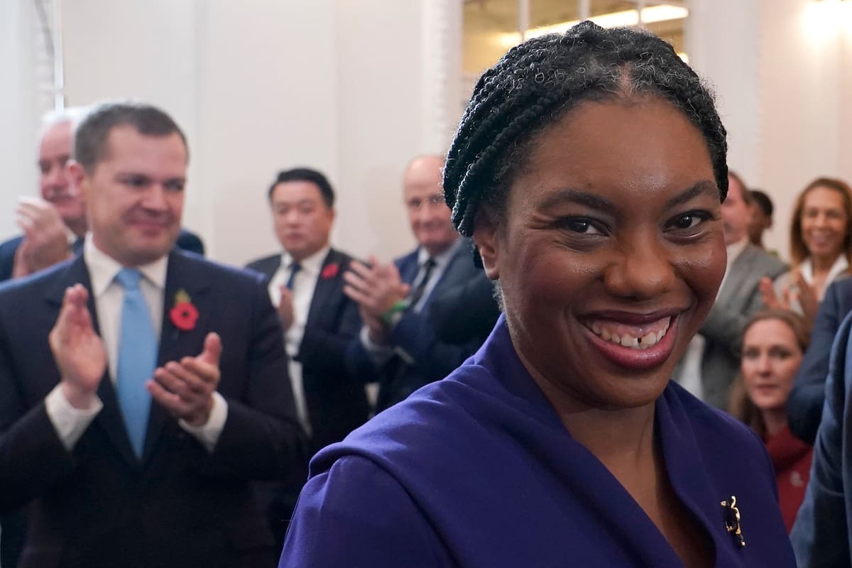 Kemi Badenoch, la líder del Partido Conservador británico.