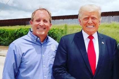 Ken Paxton contó con el respaldo de Donald Trump durante las elecciones primarias en Texas