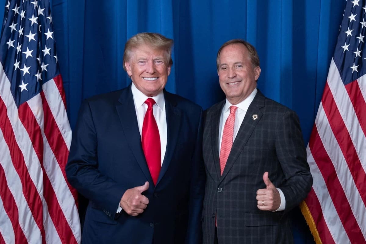 Ken Paxton contó con el respaldo del presidente Donald Trump en la segunda vuelta de las primarias republicanas al Senado federal