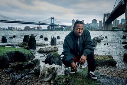 Kendrick Lamar en Nueva York, en julio