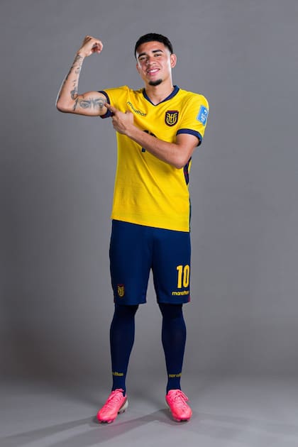 Kendry Páez, en la producción con la selección de Ecuador, previa Copa del mundo 2026