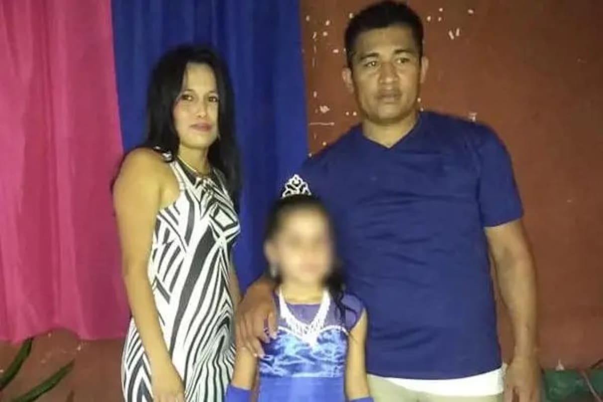 Kenia, Wilson y una de sus hijos antes de llegar a EE.UU. hace dos años.