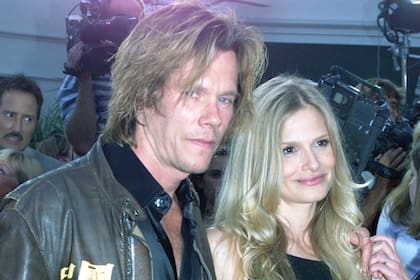 Kevin Bacon y su mujer