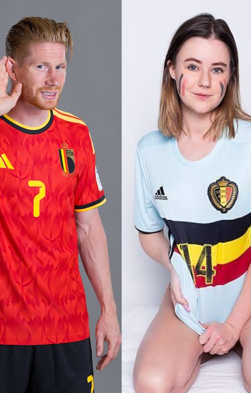 Kevin De Bruyne, Caroline Lijnen y Thibault Courtois, los protagonistas de un triángulo amoroso que aún hoy, doce años después, mantiene distanciados a las dos estrellas de la selección belga