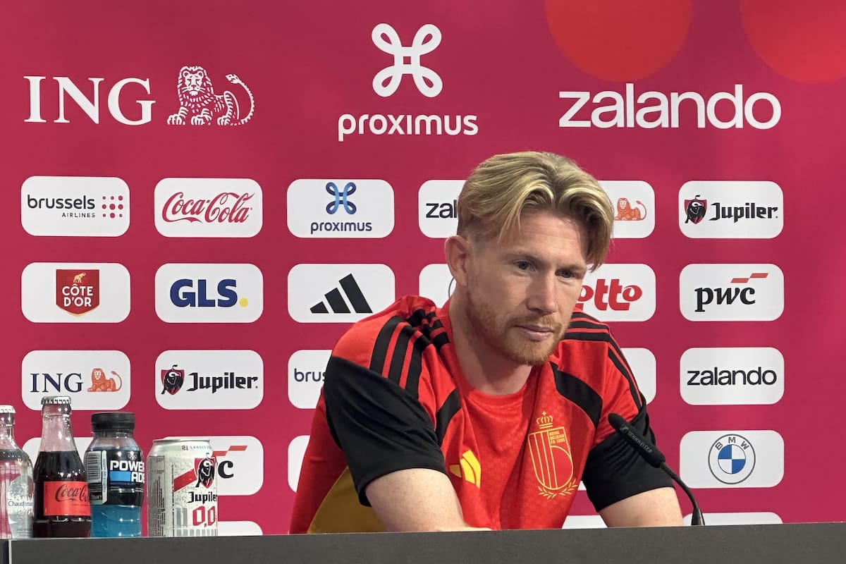 Kevin de Bruyne, líder del seleccionado belga