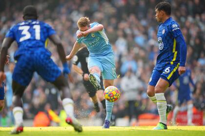 Kevin De Bruyne ya lanzó el remate: será un golazo