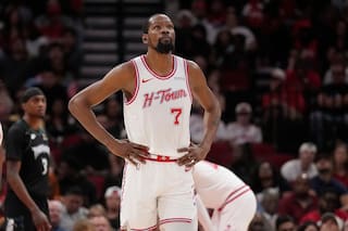 Kevin Durant se pierde el debut de playoffs de Rockets ante Lakers por lesión de rodilla