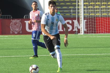 Kevin Lomónaco, en su etapa como jugador de la selección Sub 20