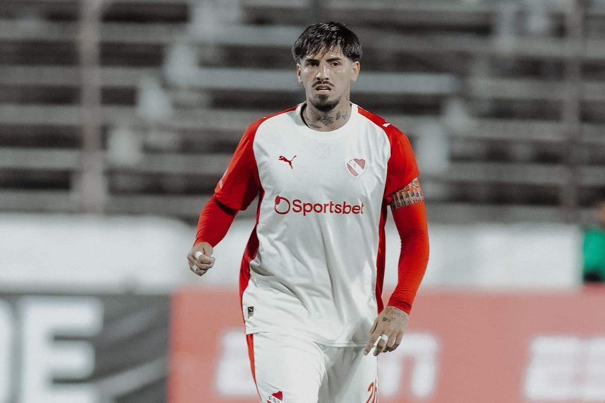 Kevin Lomónaco fue capitán de Independiente en la victoria frente a Alianza Lima por 2 a 1 del pasado sábado