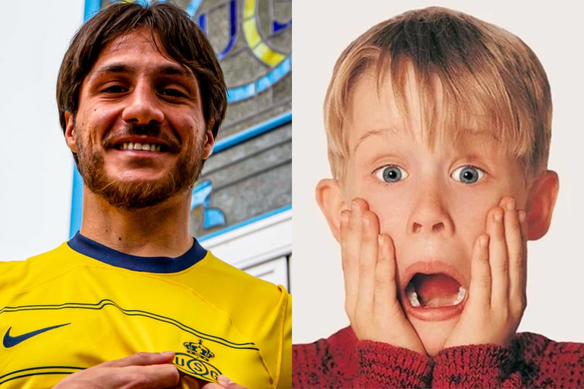 Kevin Mac Allister fue presentado en un equipo de Bélgica con un guiño a Mi pobre angelito y se viralizó en las redes sociales
