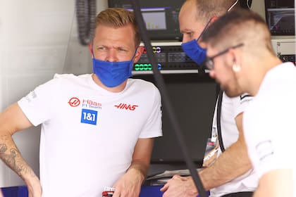 Kevin Magnussen y Haas tuvieron una hora más que el resto para girar en la tanda de la tarde, por un retraso en el transporte del cargamento de material en la víspera.