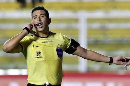Kevin Ortega, árbitro del encuentro entre Always Ready y Boca Juniors