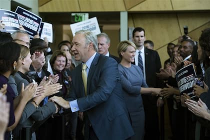 Kevin Spacey y Robin Wright en la nueva temporada de House of Cards