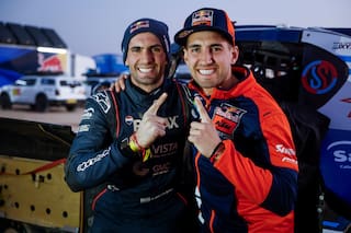 Día histórico en el Rally Dakar: triunfos argentinos por triplicado y la alegría de un padre