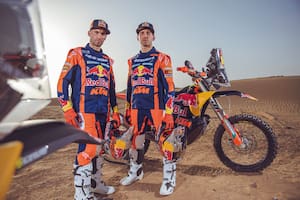 Kevin y Luciano Benavides representarán a la Argentina en la categoría motos del Dakar 2025