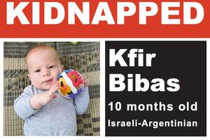 Kfir Bibas es el rehén más joven cautivo por el grupo terrorista Hamas