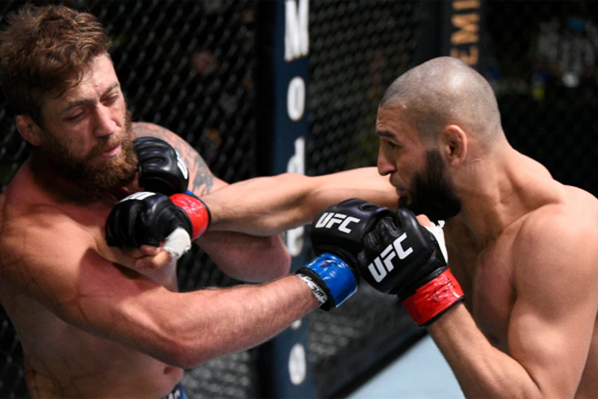 Khamzat Chimaev no tuvo compasión con Gerald Meerschaert