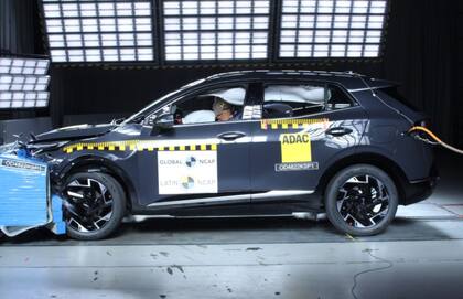 Kia Sportage en los crash tests.