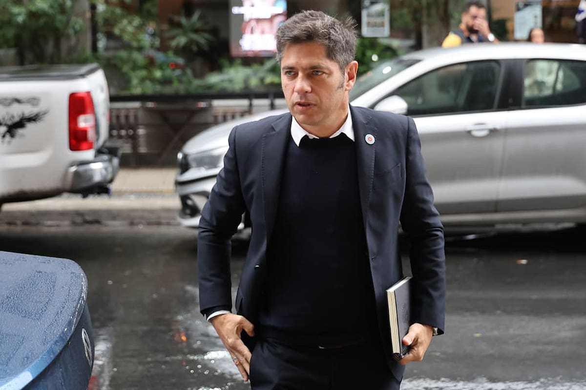 Kicillof, al llegar a la audiencia con el gobierno nacional convocada por la Corte Suprema