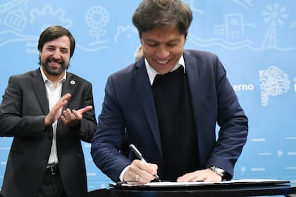 Nicolás Kreplak y Axel Kicillof